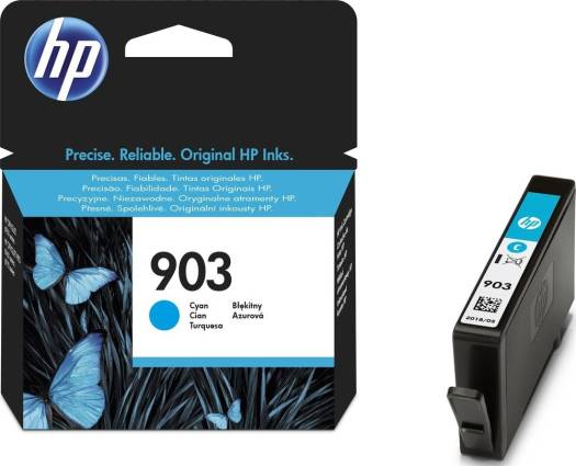 HP 903 Cyan Original Ink Cartridge : T6L87AE Cartridges JS Bazar