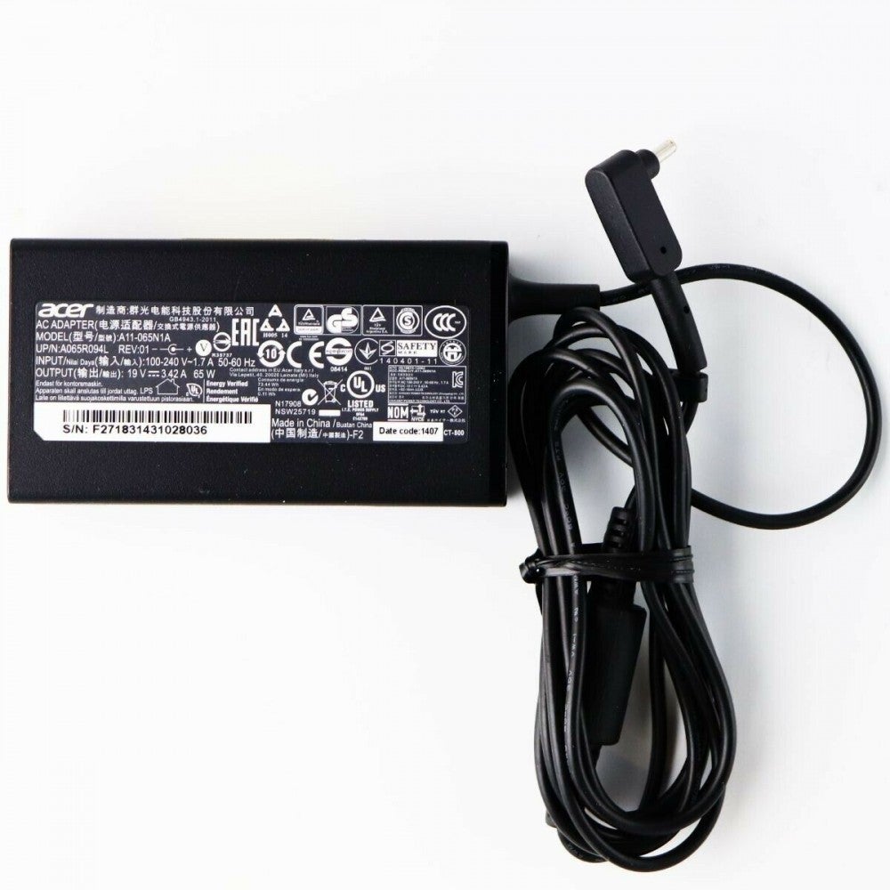 65W A11-065N1A Acer Ultrabook S5 S7, Chromebook C720 C730 Laptop Adapter Laptop Charger JS Bazar