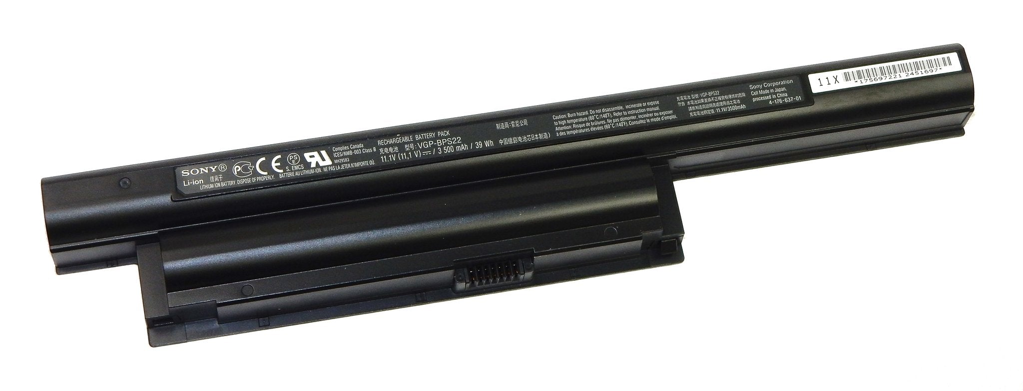 VGP-BPL22 VGP-BPS22 Sony VAIO VGP-BPS22/S VGP-BPS22A VPCEA25FG VPCEE23FX VPCEB11FM VPCEE21FX Sony Laptop Battery Laptop Battery JS Bazar