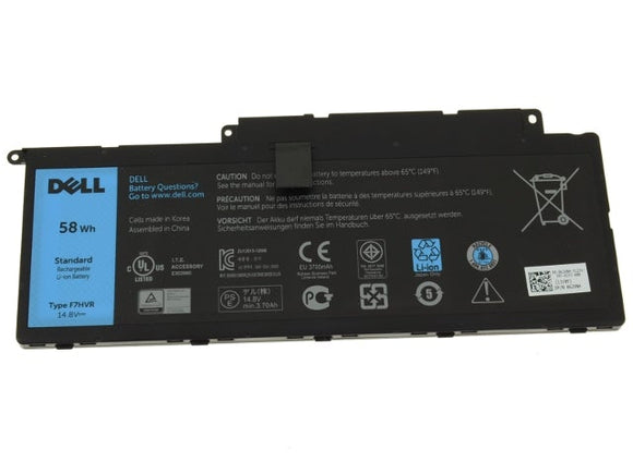 Replacement F7HVR Dell Inspiron 7437 7000 7537, Inspiron 17 7000 Series 7548 Replacement Laptop Battery Laptop Batteries JS Bazar