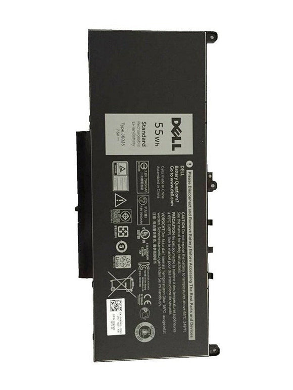 Replacement Dell Latitude E7270 E7470 55Wh 7.6V J60J5 Replacement Laptop Battery Laptop Batteries JS Bazar