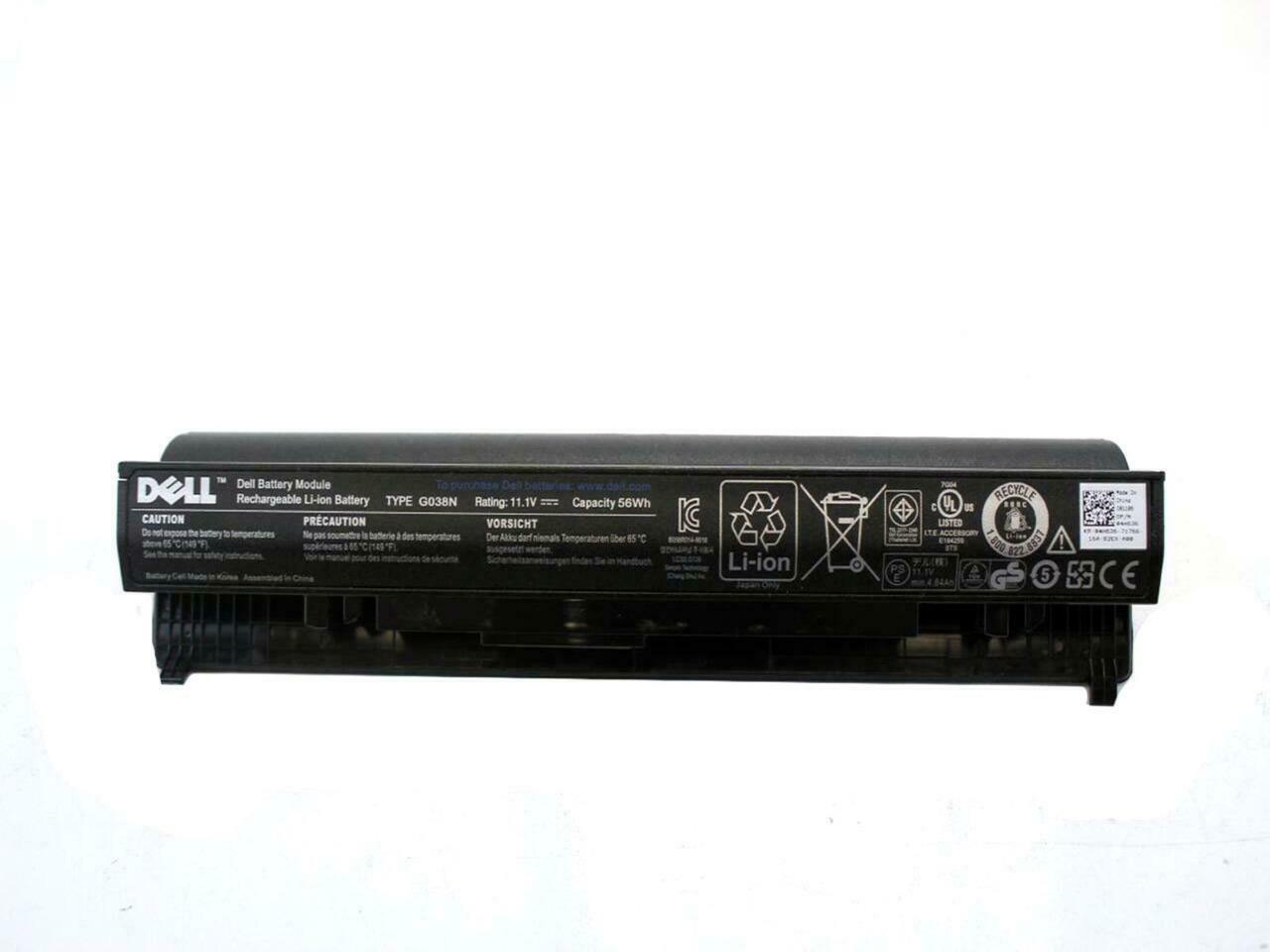 G038N Laptop Battery Dell Latitude 2100, Latitude 2110, Latitude 2120 Smart Rubberized 10.1" Netbook Dell Replacement Laptop Battery Laptop Batteries JS Bazar