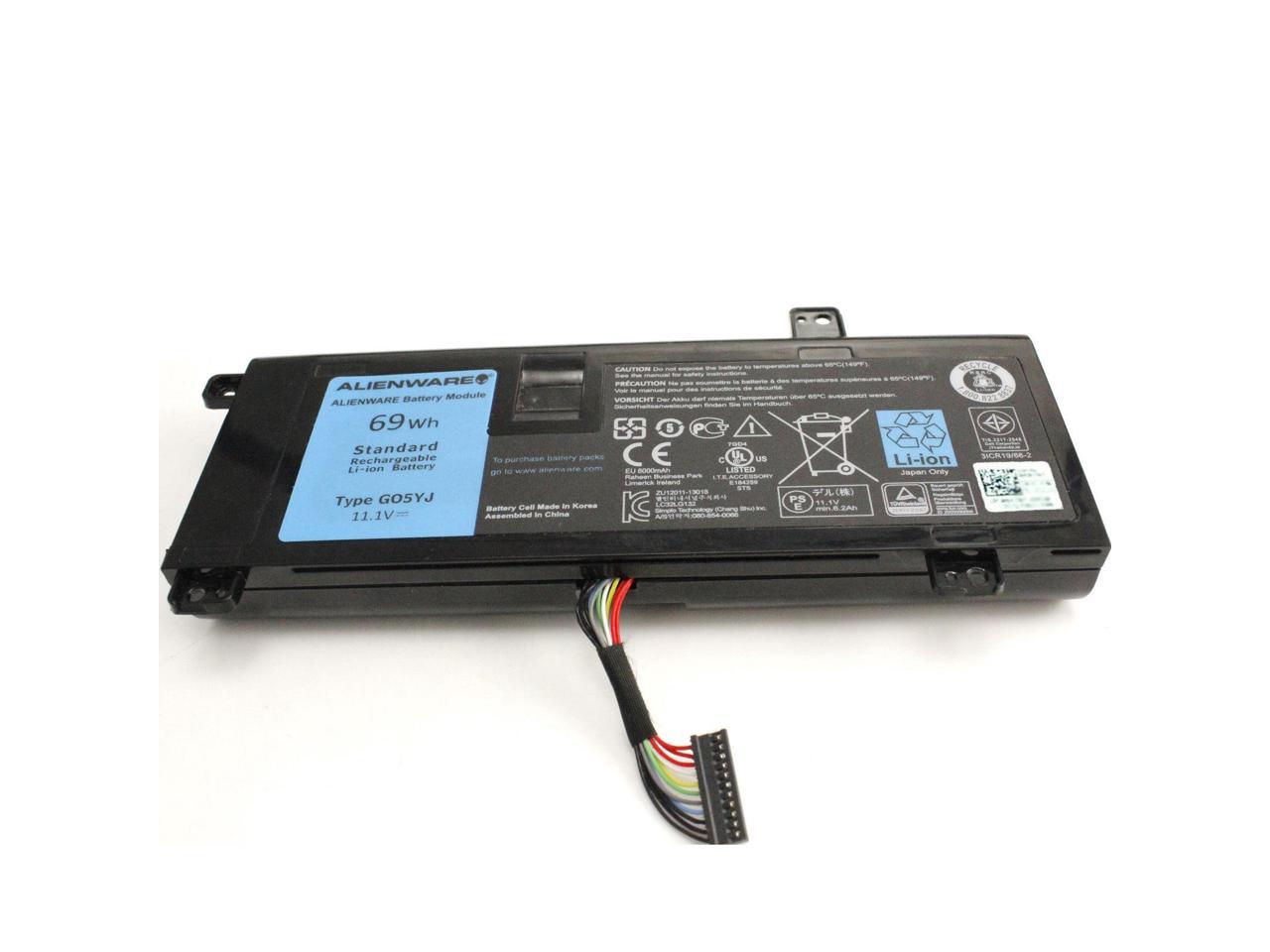 Original Dell Alienware 14 A14 M14X R3 R4 G05YJ 0G05YJ Y3PN0 8X70T Dell Alienware Laptop Battery Laptop Batteries JS Bazar