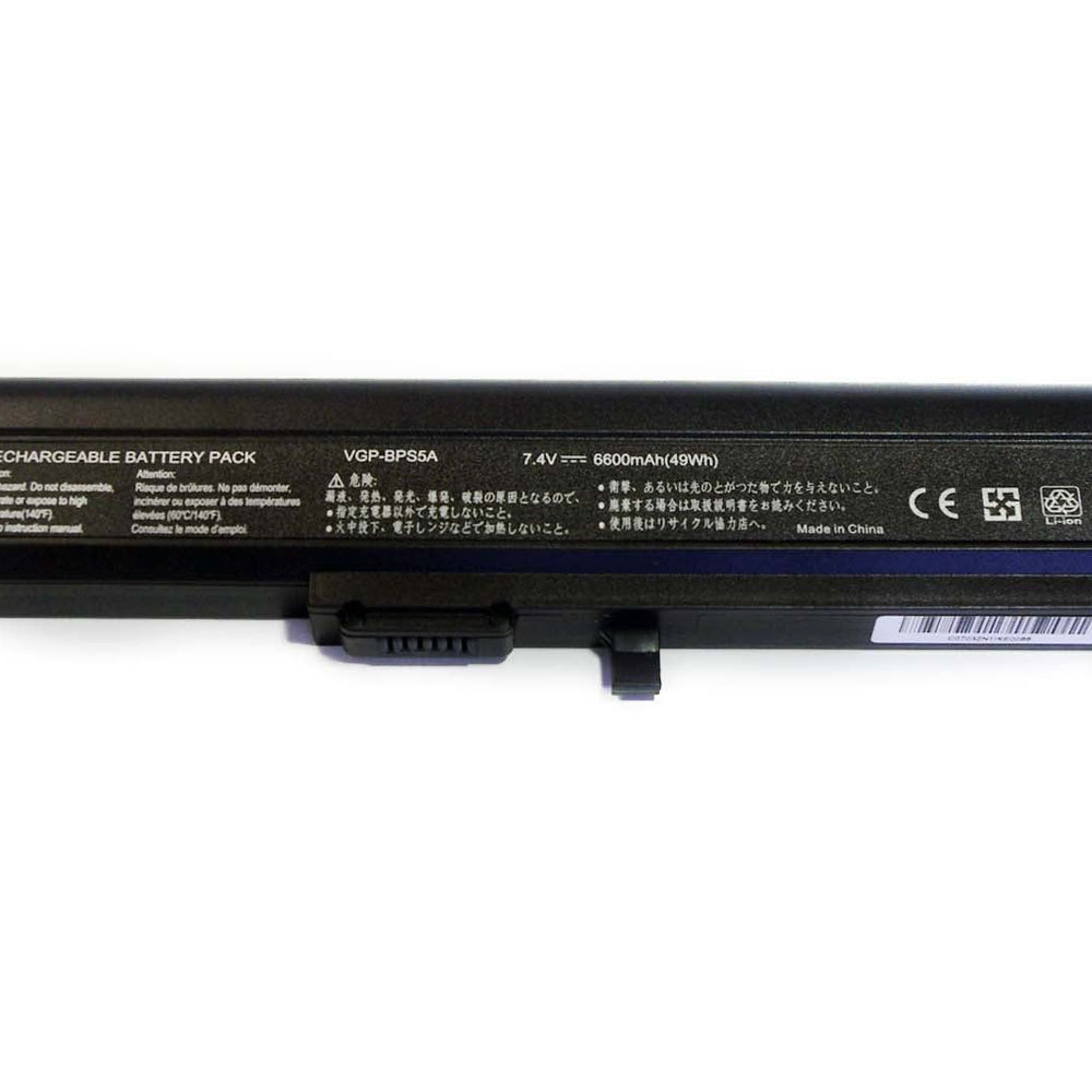 Sony VGN-TX16C, VAIO VGN-NS235J/P, VAIO VGN-NS235J/S, VGP-BPL21 Replacement Laptop Battery