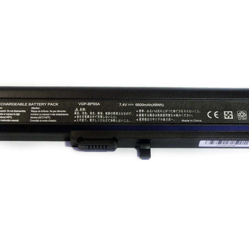 Sony VGN-TX16C, VAIO VGN-NS235J/P, VAIO VGN-NS235J/S, VGP-BPL21 Replacement Laptop Battery