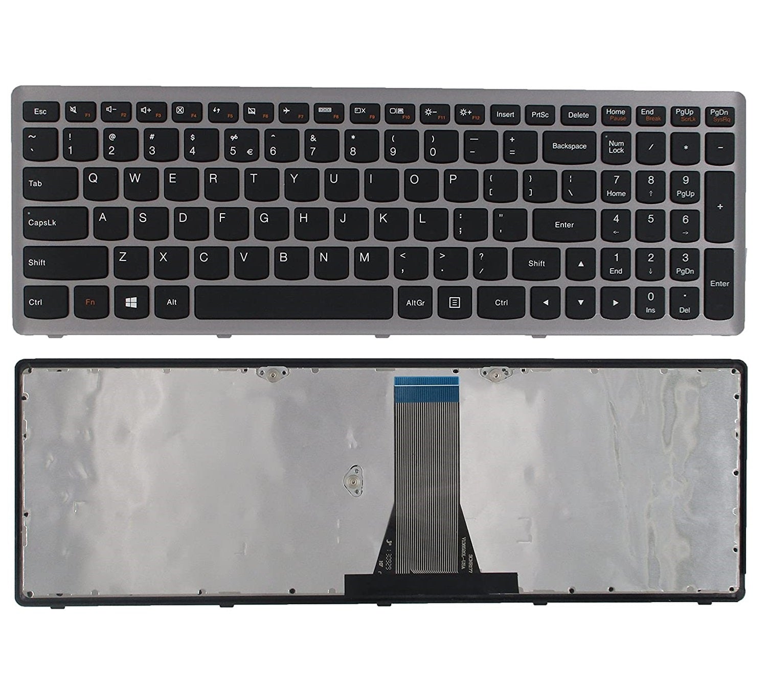 IBM Lenovo Ideapad Z510 G505 G505S US Layout Flex 2 15 Keyboard with Sliver Frame Replacement Laptop Keyboard Laptop Keyboard JS Bazar