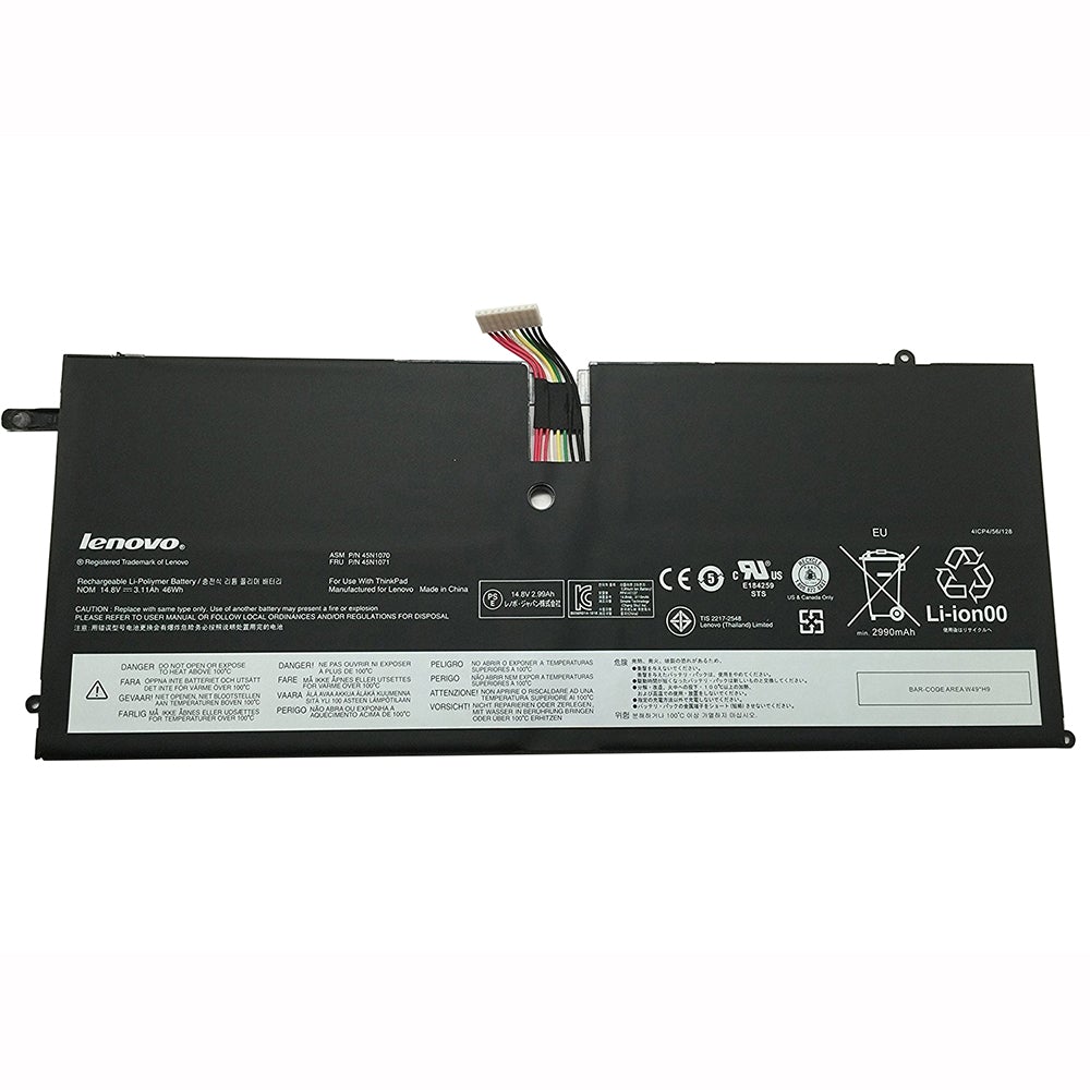 Lenovo ThinkPad New X1 Carbon, 45N1070, 45N1071 Replacement Laptop Battery Laptop Battery JS Bazar