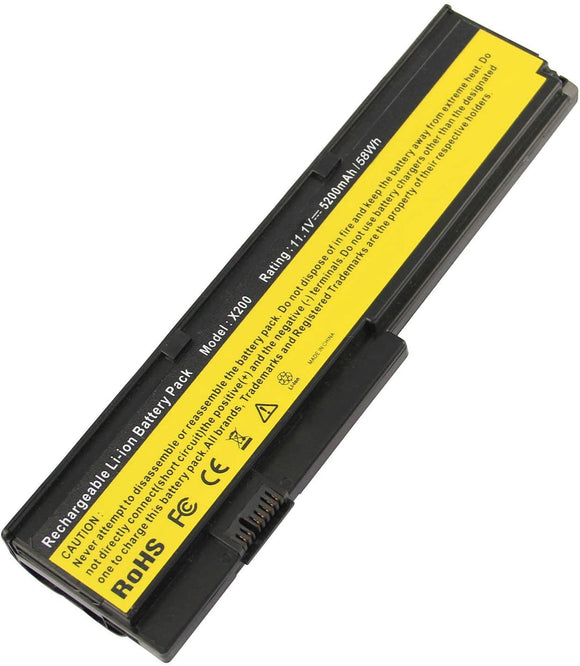 LeNovo ThinkPad X200 X201 X200S X201S 43R9255-42T4649-42T4541 Replacement Laptop Battery Laptop Battery JS Bazar