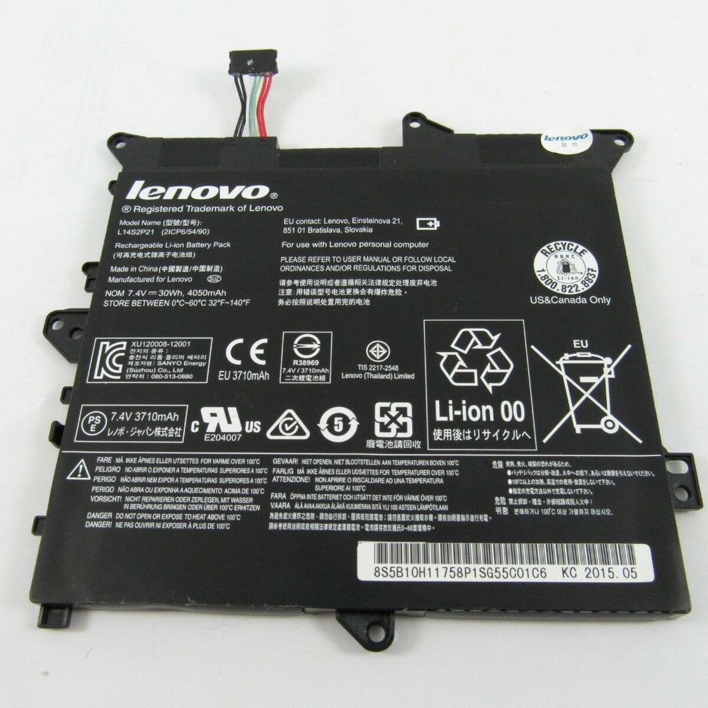 L14S2P21 Lenovo IdeaPad 300S-11IBR(80KU0034GE), Flex 3-1120 80LXX005US Replacement Laptop Battery - JS Bazar