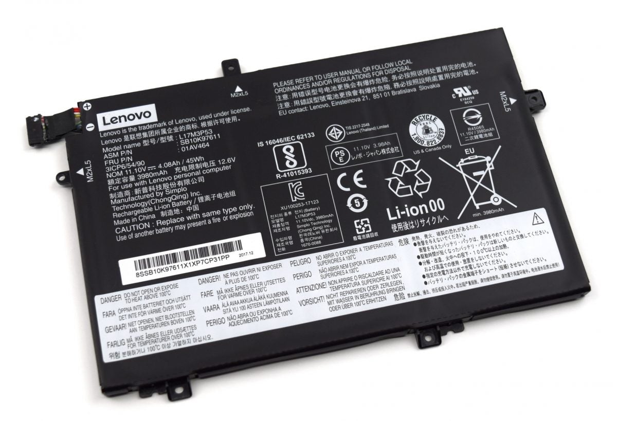 Lenovo ThinkPad L480 L580 series, ThinkPad L14-20U2S51D0R, 01AV464 01AV465 L17M3P54 L17M3P53 Replacement Laptop Battery Laptop Battery JS Bazar