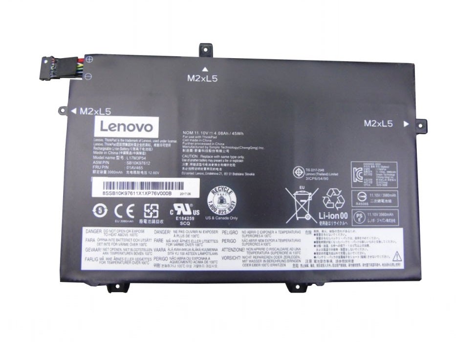 L17M3P54 Lenovo Thinkpad L14 L17L3P51, 01AV463 Replacement Laptop Battery - JS Bazar
