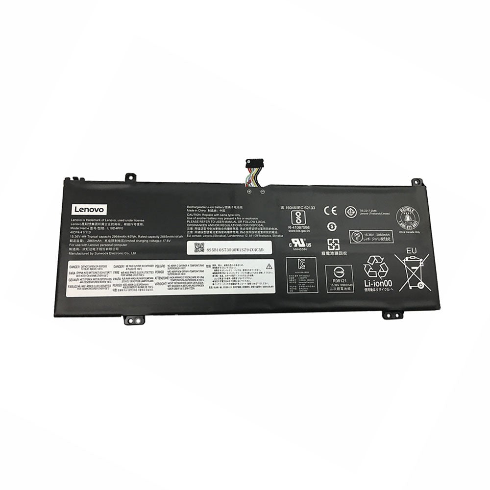 L18D4PF0 Lenovo ThinkBook 13s-20R9006YMH, ThinkBook 13s-IML-20RR005JAU Replacement Laptop Battery - JS Bazar