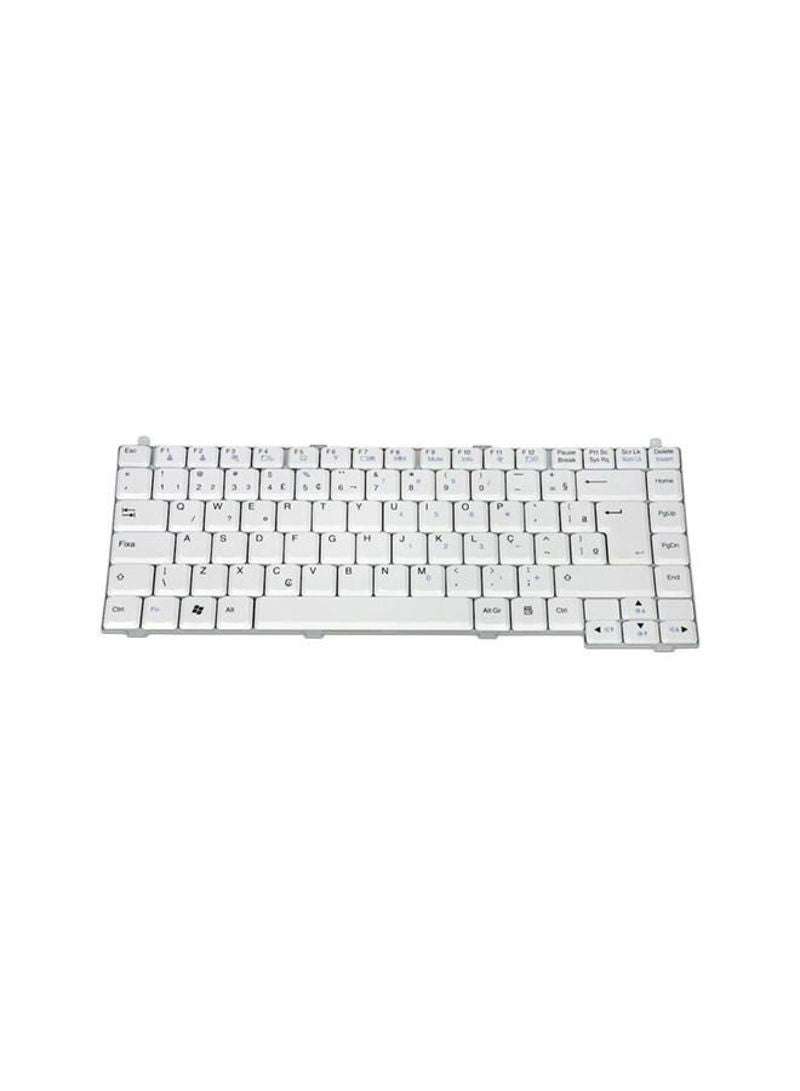 LG X140 - XB140 - XD140 White Replacement Laptop Keyboard Laptop Keyboard JS Bazar
