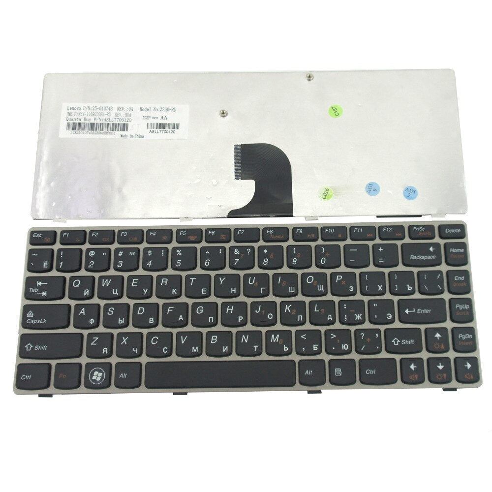IBM Lenovo Ideapad Z360 Black Replacement Laptop Keyboard Laptop Keyboard JS Bazar