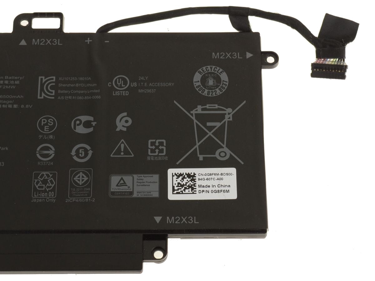 52Wh Original NF2MW Dell Latitude 7400 2-in-1 Latitude 4-Cell Dell Laptop Battery Laptop Batteries JS Bazar