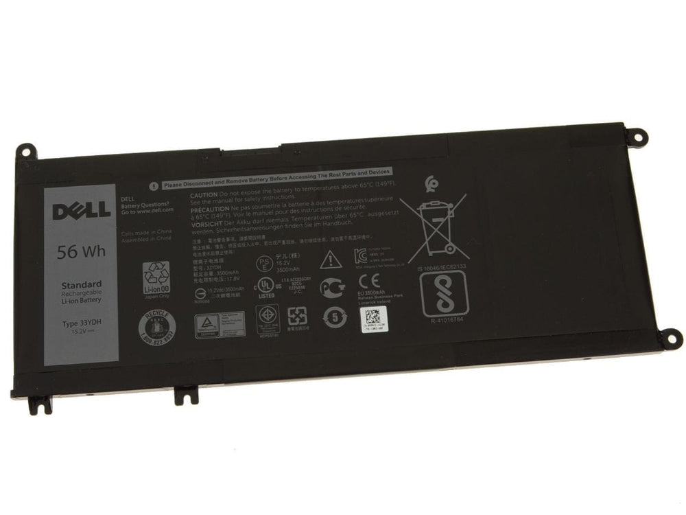 Replacement 33YDH Dell Inspiron 7788, Inspiron 17-7786, VOSTRO 15-7580-D3765S Replacement Laptop Battery - JS Bazar