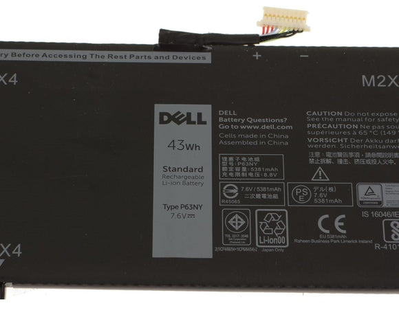 43wh Replacement P63NY N3KPR Dell Latitude 13 7370 series Latitude 7370 Replacement Laptop Battery