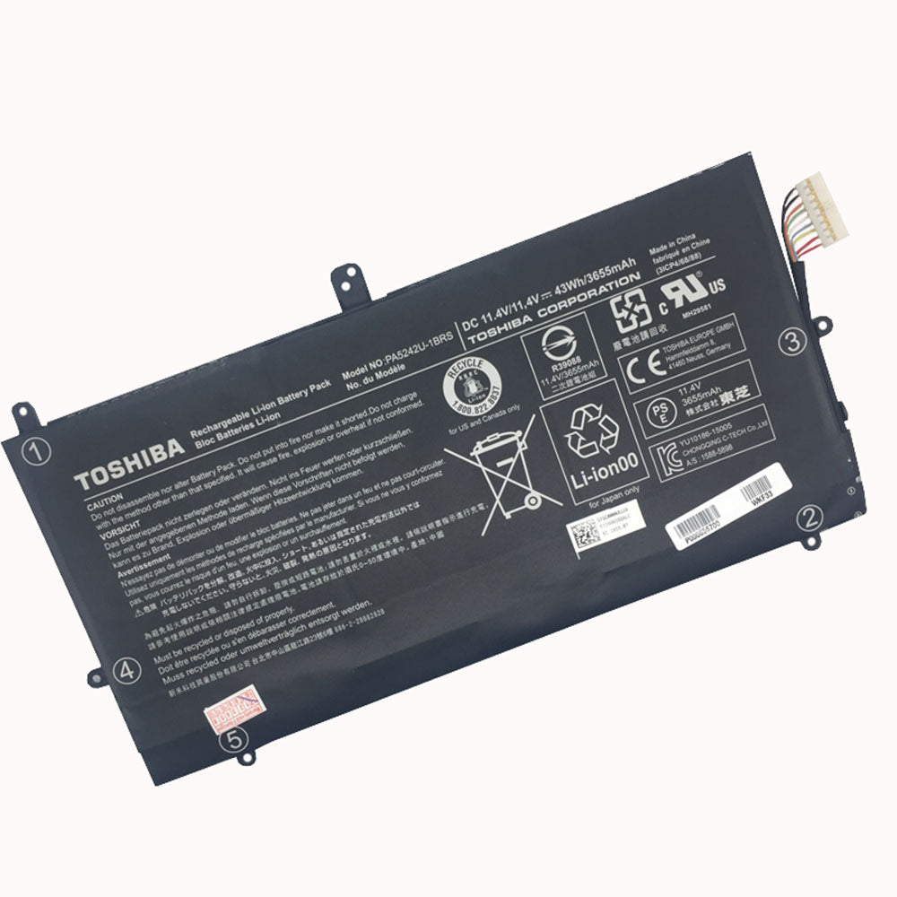 PA5242U-1BRS Toshiba Satellite Radius 12 P20W-C-103, P25W-C2302 Toshiba Laptop Battery JS Bazar