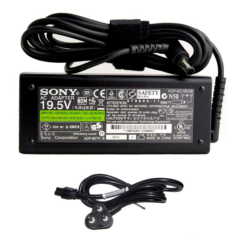 Sony VAIO PCG-81312L Power Adapter 19.5V 4.7A 90W Replacement Laptop Charger Laptop Charger JS Bazar