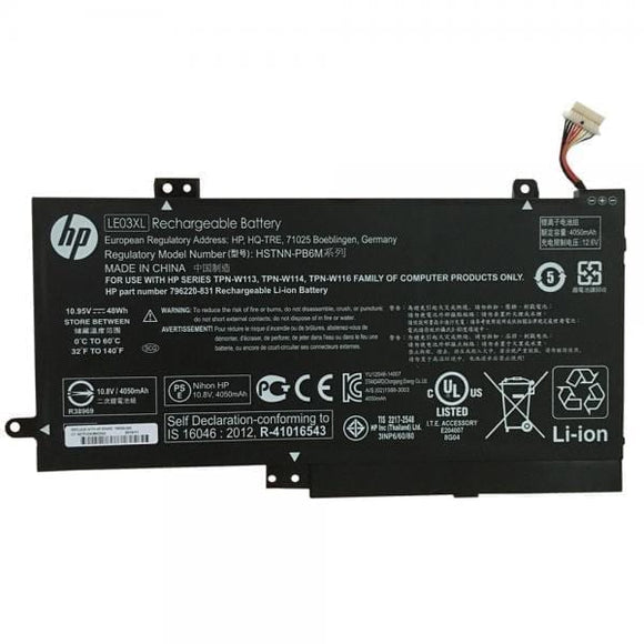 LE03XL HP Pavilion X360 13-S002NX, Pavilion X360 13-S003NA Laptop Battery