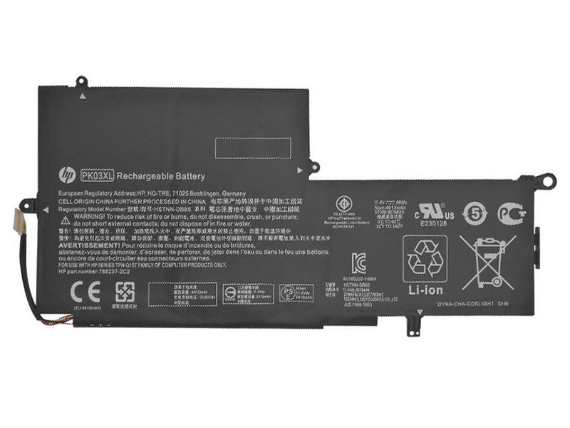 Replacement PK03XL HP Spectre Pro X360 G2 V1B02EA, TPN-Q157 PK03056XL HSTNN-DB6S 788237-2C2 Laptop Battery - JS Bazar