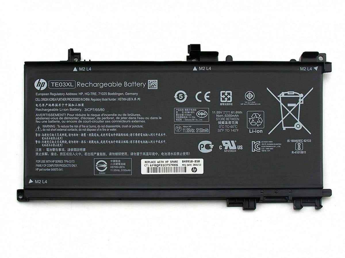 TE03XL HP Omen 15-AX008NZ, PAVILION 15-BC300TX, 15-AX000NF HSTNN-UB7A Laptop battery Laptop Batteries JS Bazar
