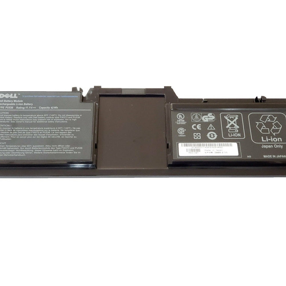 Replacement Dell Latitude XT2 XFR Tablet PC, PU536, 312-0650, J927H Replacement Laptop Battery - JS Bazar