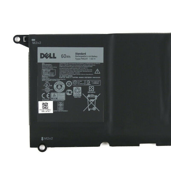 7.6V 7890mAh 60Wh Replacement PW23Y RNP72 TP1GT Dell XPS 13 9360 13-9360-D1605G 0RNP72 0TP1GT Tablet Replacement Laptop Battery Laptop Batteries JS Bazar