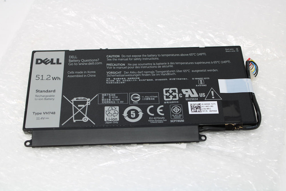 Replacement VH748 Dell Vostro 5460 5470 5560 V5460-2626 Notebook Replacement Laptop Battery - JS Bazar