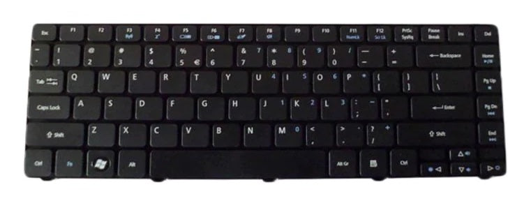 Acer Aspire 3810 - 4743ZG And EMachines D440 Black Replacement Laptop Keyboard - JS Bazar