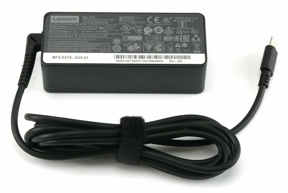 New 45W Type-C AC Replacement Adapter Charger compatible with Lenovo Yoga 720-13IKB 80X6, 910-13IKB 80VF - JS Bazar
