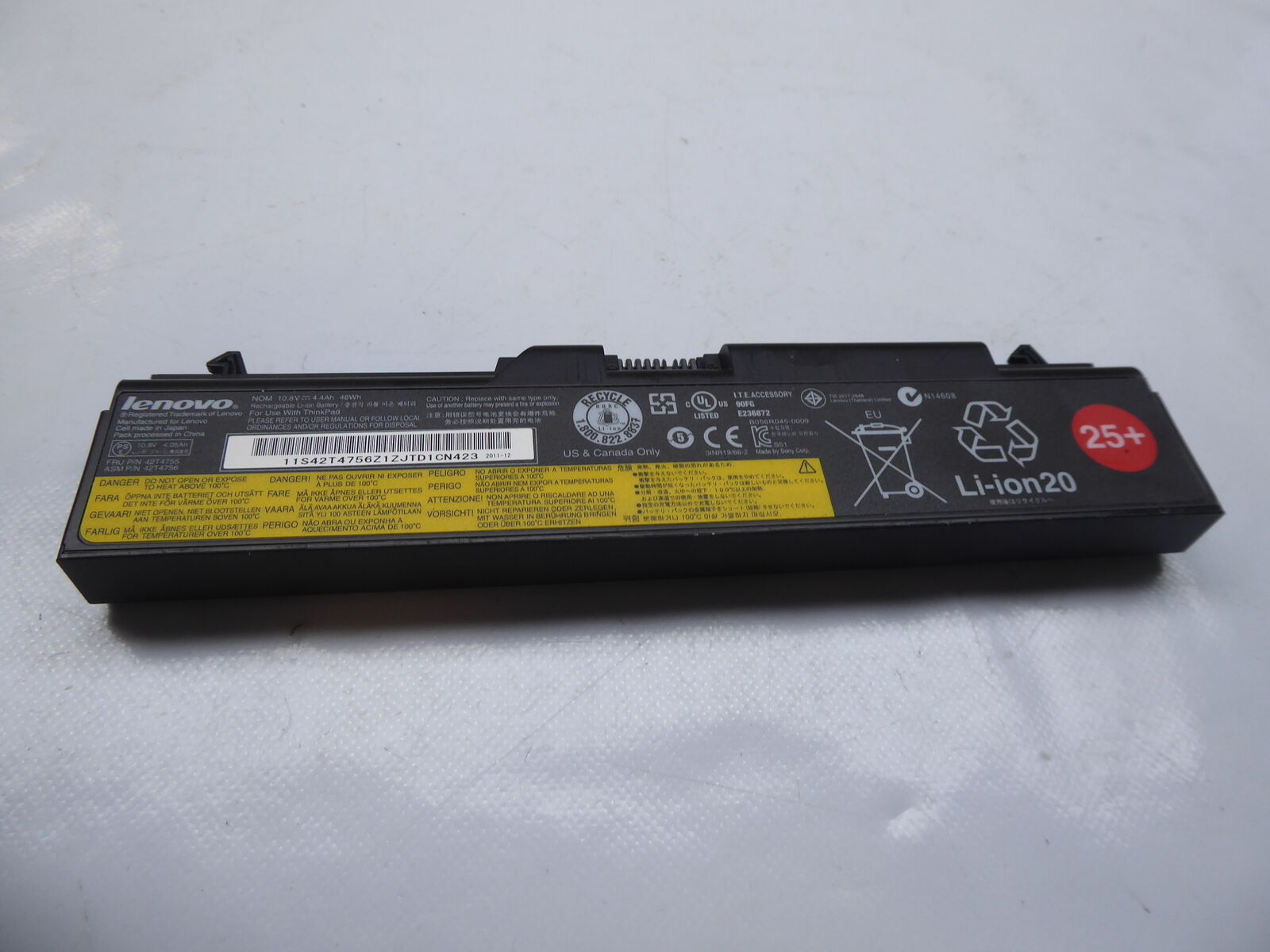 Lenovo ThinkPad L410, T410, T510, L520, 25+ 42T4755, 42T4756 Replacement Laptop Battery Laptop Battery JS Bazar