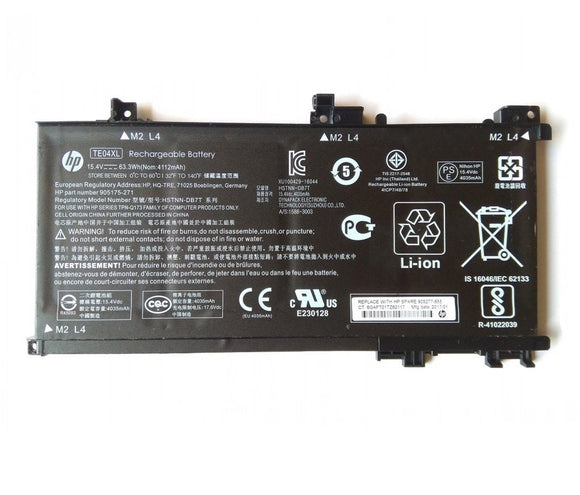Replacement TE04XL Battery For HP Omen 15-AX200NA Pavilion 15-BC200NB 15-BC251NR HSTNN-UB7A