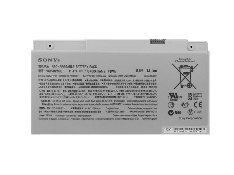 VGP-BPS33 Sony VAIO Laptop Battery for Sony VAIO SVT1511M1E SVT-14, VAIO SVT1511ACXS Laptop Battery JS Bazar