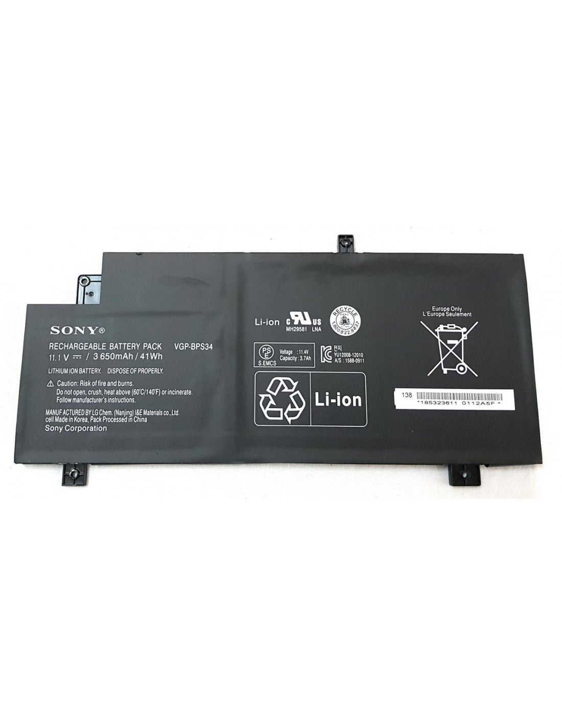VGP-BPS34 Sony VAIO SVF14A15SNB, SVF15A1V2CB, VGP-BPL34 Sony VAIO Laptop Battery Laptop Battery JS Bazar