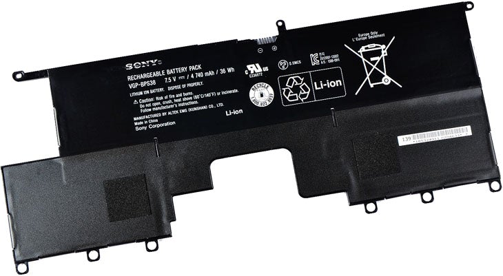 7.5V 4690mAh 36wh VGP-BPSE38 Sony Svp13 Pro13 Pro11 Ultrabook Vgp-bpse38 P13218 P13219 Sony VAIO Laptop Battery Laptop Battery JS Bazar