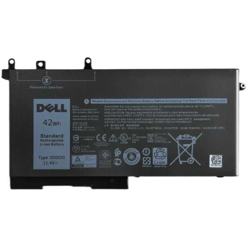 Replacement 3DDDG 03VC9Y 42Wh Dell Latitude E5280 E5480 Series Replacement Laptop Battery - JS Bazar