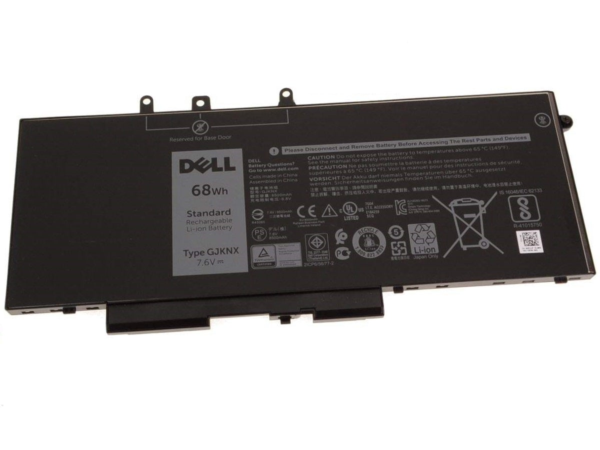 Dell Latitude 5490 GJKNX, GD1JP 7.6V 8500mAh Original Dell Laptop Battery Laptop Batteries JS Bazar