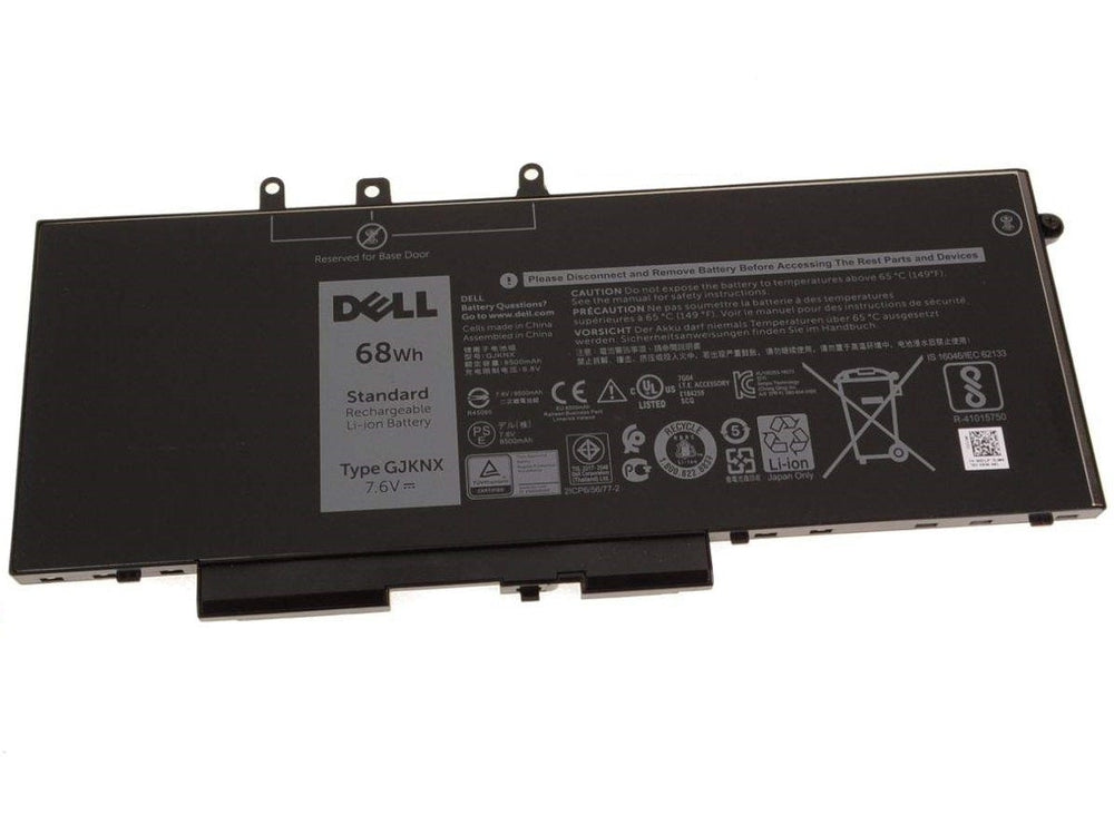 Replacement Dell Latitude 5490 GJKNX, GD1JP 7.6V 8500mAh Replacement Laptop Battery - JS Bazar