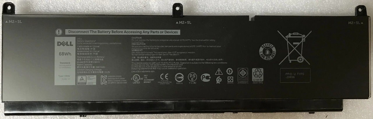 Dell 17C06, C903V, 447VR Original Dell Laptop battery Laptop Batteries JS Bazar