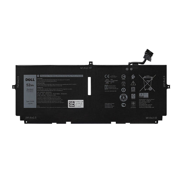 722KK Dell XPS 13 9380 series WN0N0, FP86V, X1W0D Replacement original Laptop Battery Laptop Batteries JS Bazar