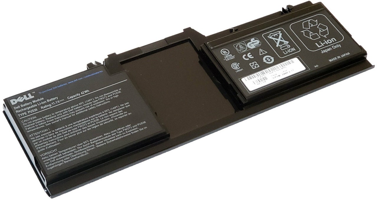Replacement Dell Latitude XT2 XFR Tablet PC, PU536, 312-0650, J927H Replacement Laptop Battery