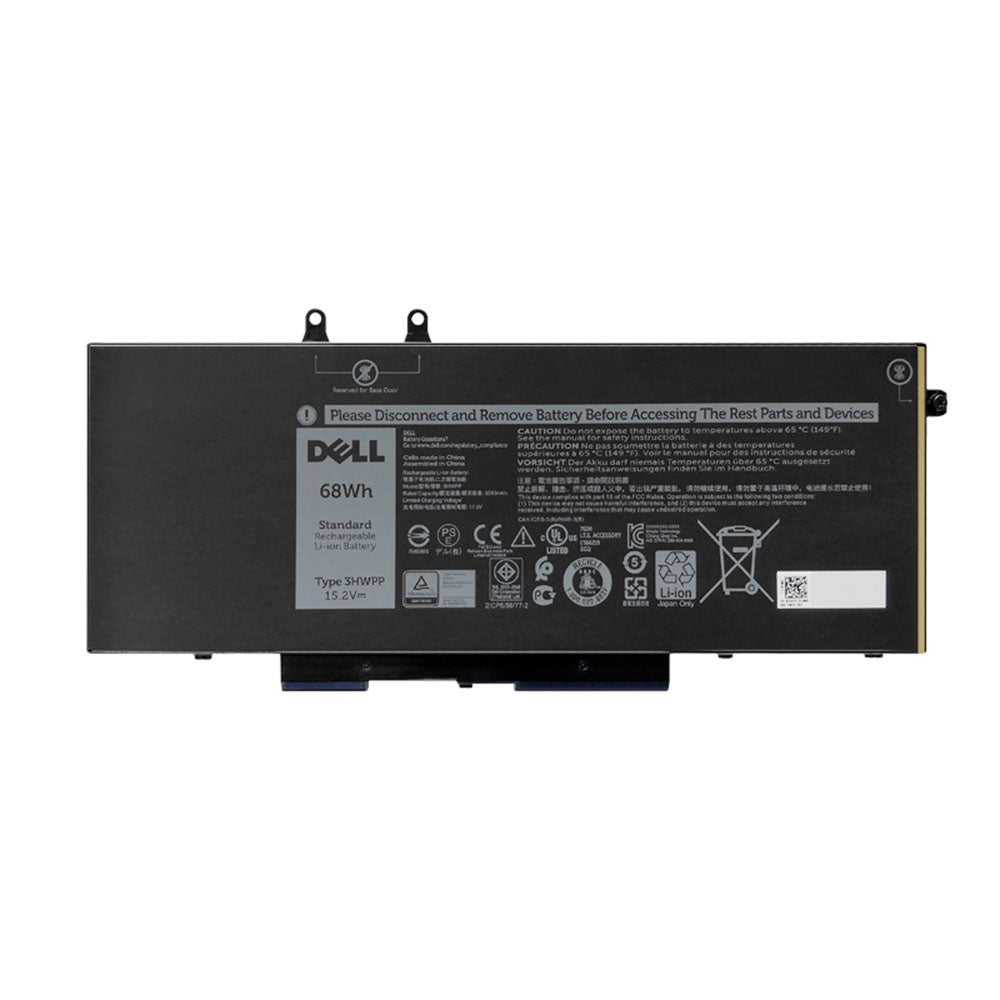 Replacement 3HWPP Dell Latitude 14 5410, Latitude 15 5510 Series YPVX3 Replacement Laptop Battery - JS Bazar