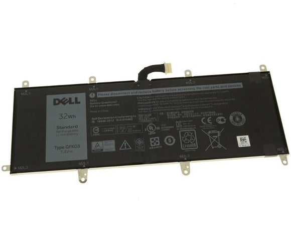 32Wh Replacement Dell Venue 10 Pro 50560, GFKG3 Replacement Laptop Battery Laptop Batteries JS Bazar