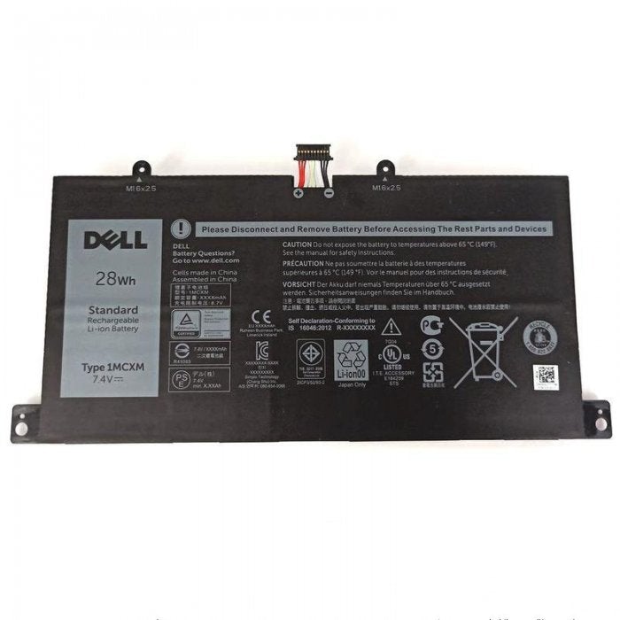 Replacement Dell Latitude 11 5175, 1MCXM G3JJT Battery 28wh 7.4v 3520mah Replacement Laptop Battery - JS Bazar