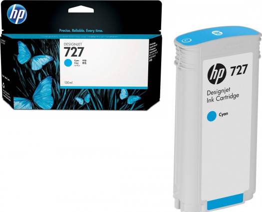 HP 727 130-ml Cyan Designjet Ink Cartridge : B3P19A Cartridges JS Bazar