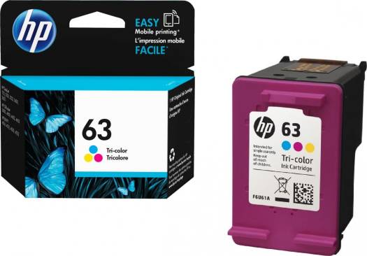HP 63 Tri-color Original Ink Cartridge : F6U61AN Cartridges JS Bazar