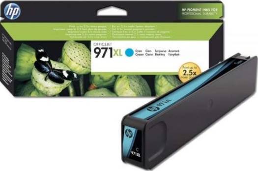 HP 971XL Cyan High Yield Original Ink Cartridge : CN626AE Cartridges JS Bazar