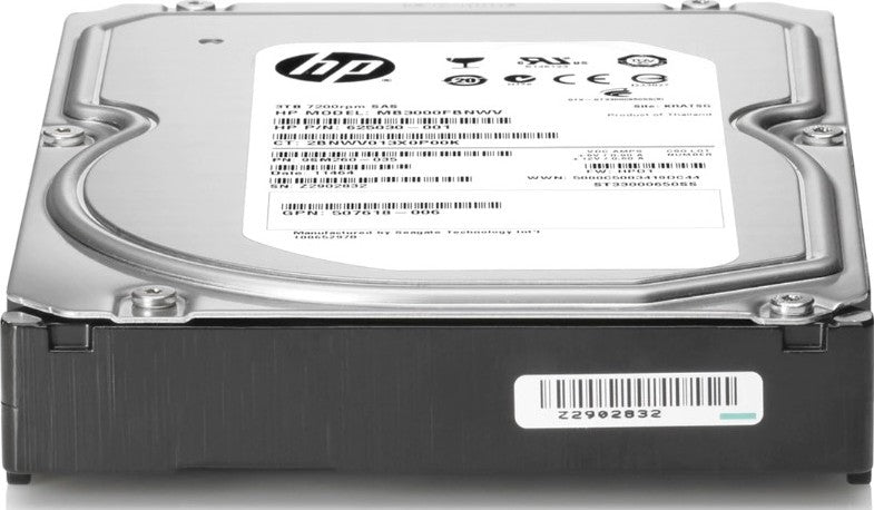 HP 1TB 6G SATA HDD, 7.2K LFF (3.5in) Non-hot Plug Standard, SATA NHP : 801882-B21 - 843266-B21 Hard Drives JS Bazar
