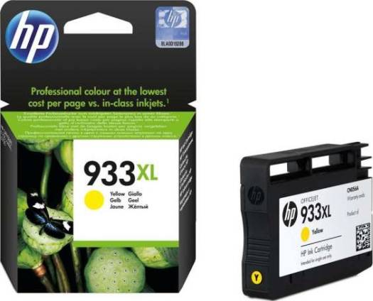 HP 933XL High Yield Yellow Original Ink Cartridge : CN056AE Cartridges JS Bazar